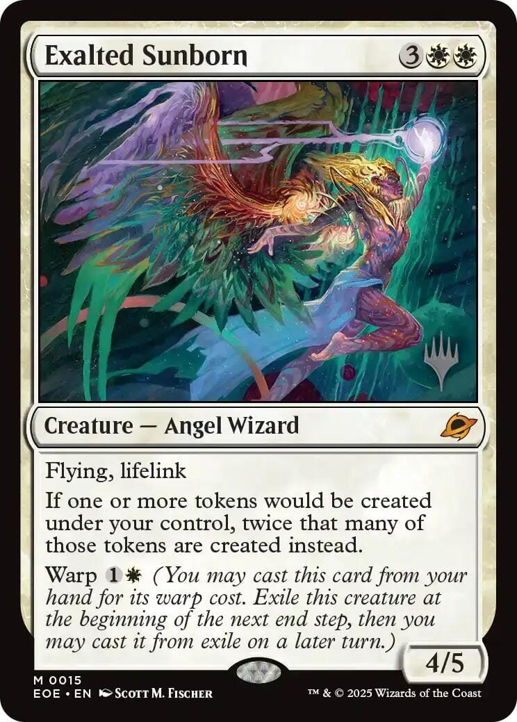 Exalted Sunborn (Promo Pack) [Edge of Eternities Promo Pack] MTG Single Magic: The Gathering  | Multizone: Comics And Games