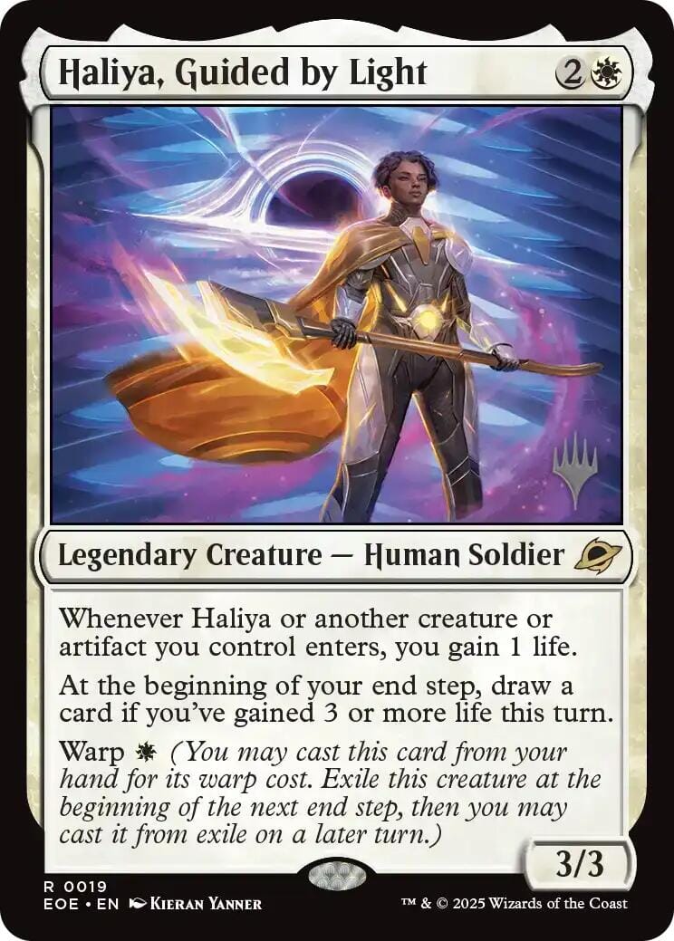 Haliya, Guided by Light (Promo Pack) [Edge of Eternities Promo Pack] MTG Single Magic: The Gathering  | Multizone: Comics And Games