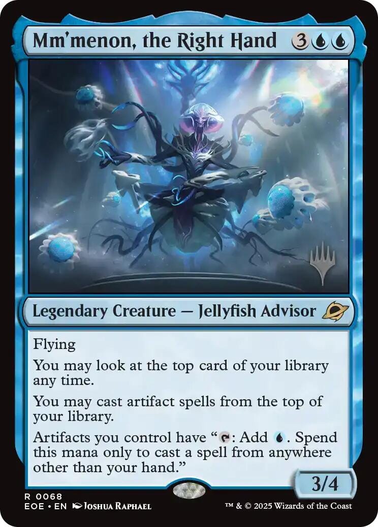 Mm'menon, the Right Hand [Edge of Eternities Promo Pack] MTG Single Magic: The Gathering  | Multizone: Comics And Games