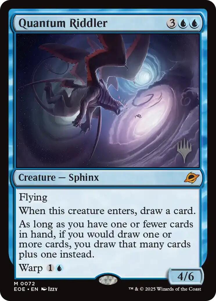 Quantum Riddler (Promo Pack) [Edge of Eternities Promo Pack] MTG Single Magic: The Gathering  | Multizone: Comics And Games