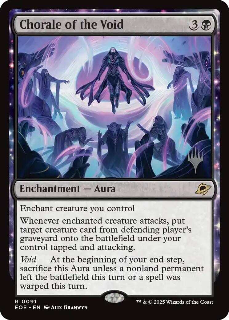 Chorale of the Void [Edge of Eternities Promo Pack] MTG Single Magic: The Gathering  | Multizone: Comics And Games