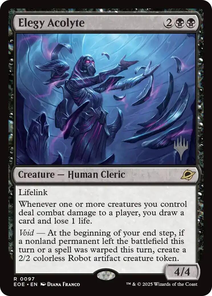 Elegy Acolyte [Edge of Eternities Promo Pack] MTG Single Magic: The Gathering  | Multizone: Comics And Games