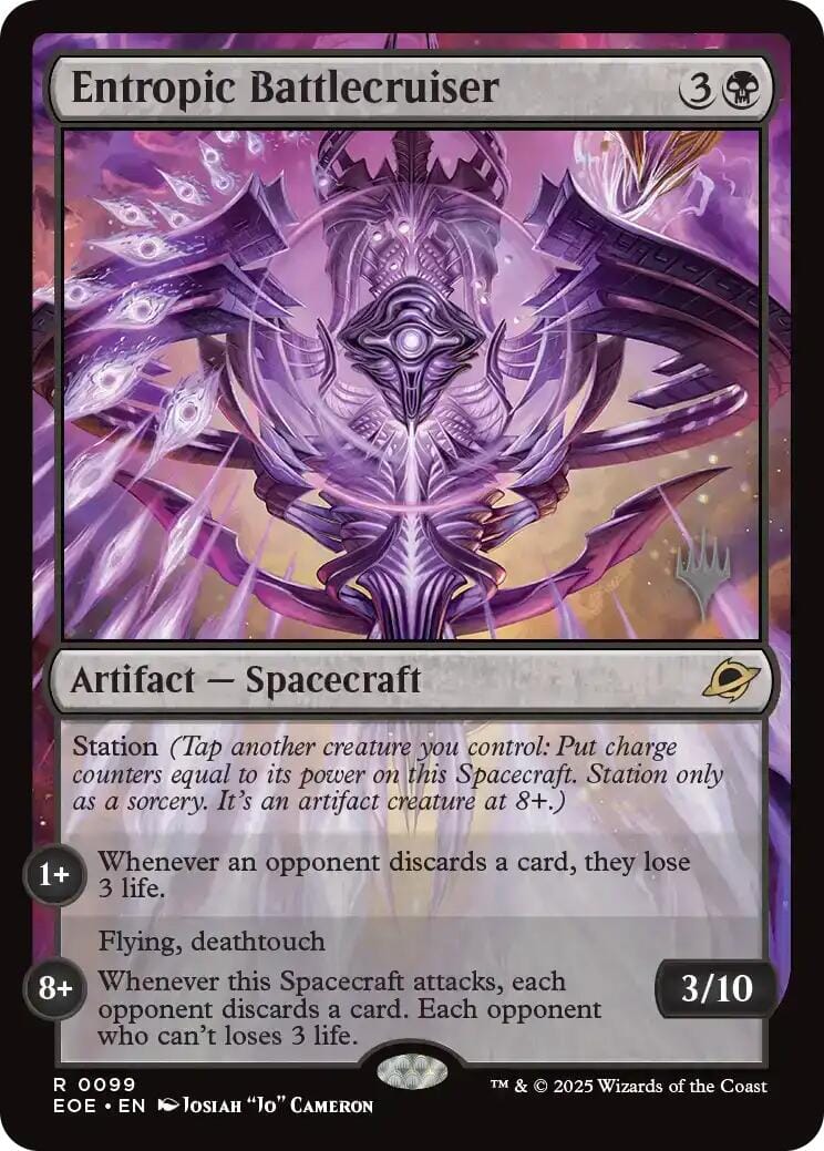 Entropic Battlecruiser (Promo Pack) [Edge of Eternities Promo Pack] MTG Single Magic: The Gathering  | Multizone: Comics And Games