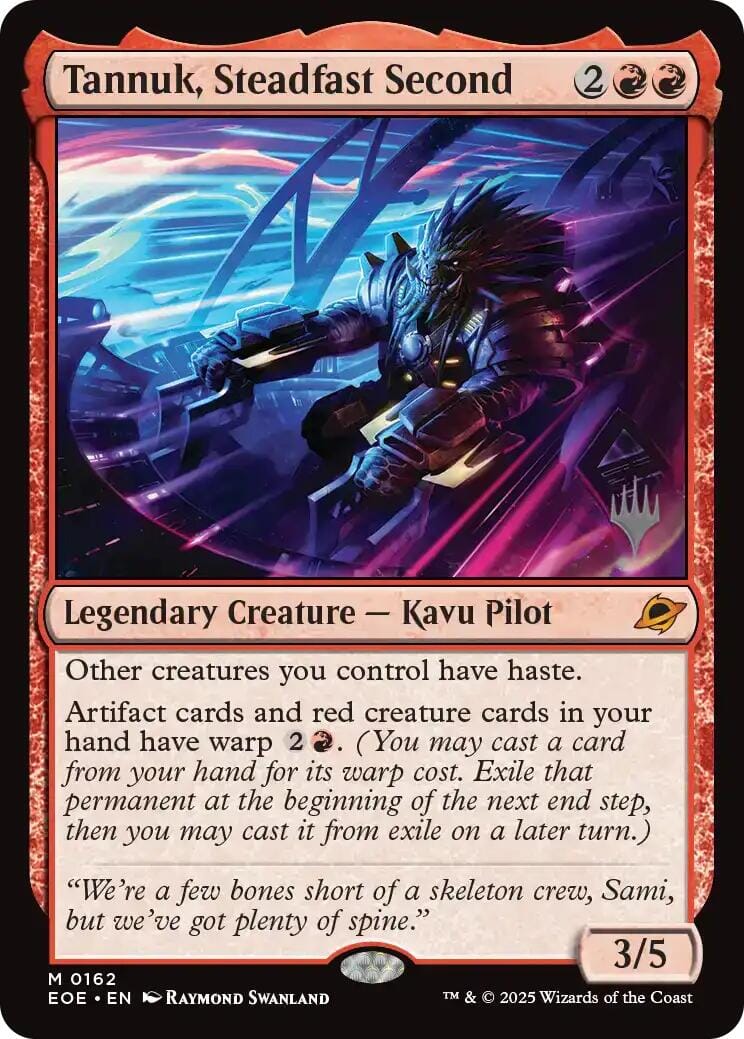 Tannuk, Steadfast Second (Promo Pack) [Edge of Eternities Promo Pack] MTG Single Magic: The Gathering  | Multizone: Comics And Games