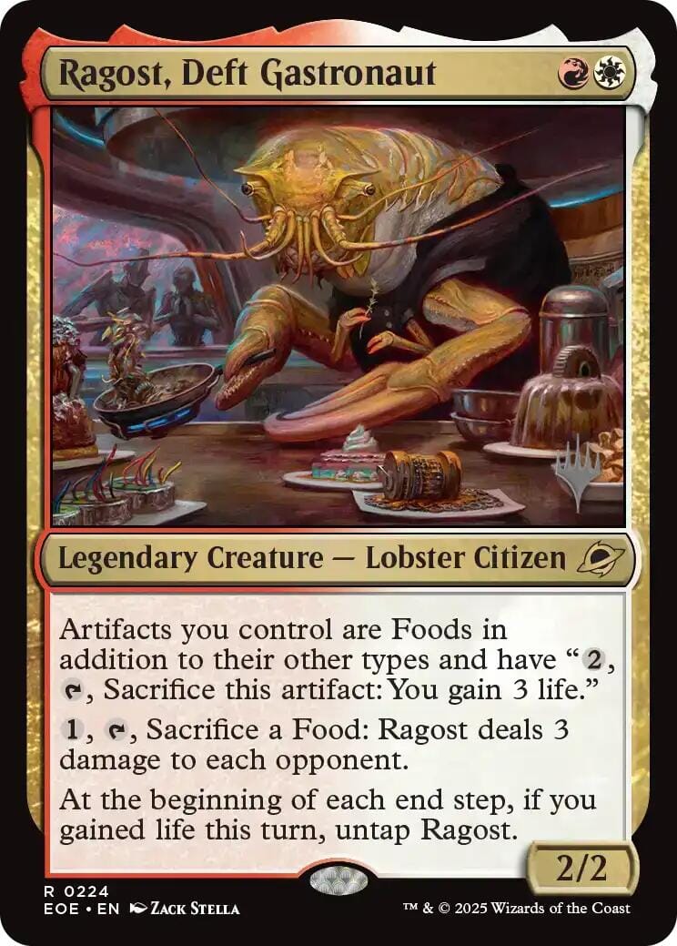 Ragost, Deft Gastronaut (Promo Pack) [Edge of Eternities Promo Pack] MTG Single Magic: The Gathering  | Multizone: Comics And Games