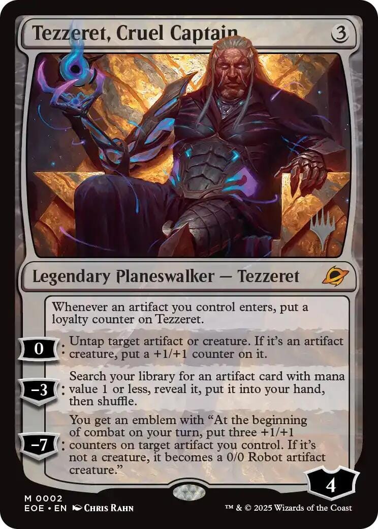 Tezzeret, Cruel Captain [Edge of Eternities Promo Pack] MTG Single Magic: The Gathering  | Multizone: Comics And Games