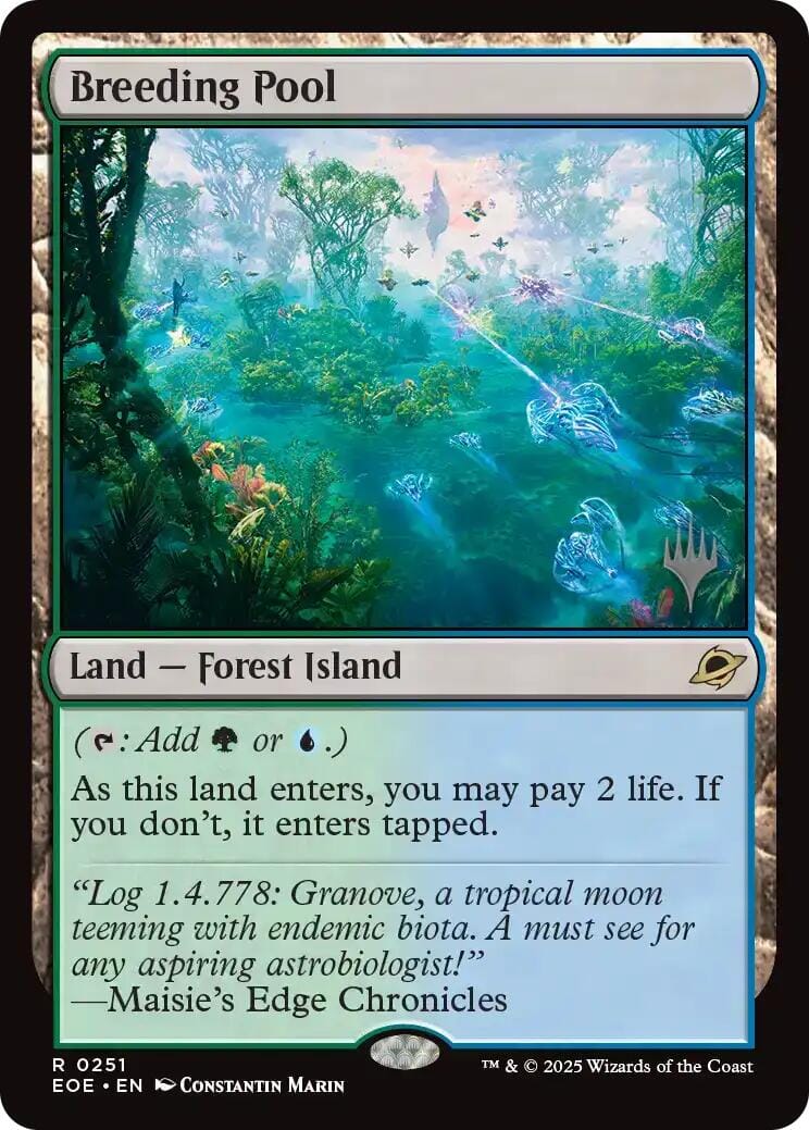 Breeding Pool (Promo Pack) [Edge of Eternities Promo Pack] MTG Single Magic: The Gathering  | Multizone: Comics And Games