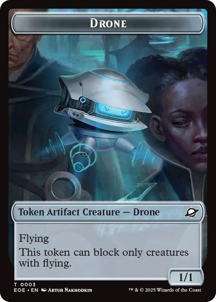 Drone // Lander (0005) Doubled-Sided Token [Edge of Eternities Tokens] MTG Single Magic: The Gathering  | Multizone: Comics And Games