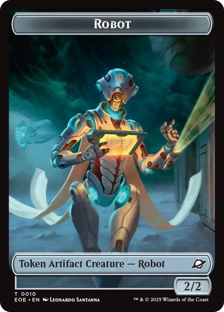Robot // Lander (0005) Double-Sided Token [Edge of Eternities Tokens] MTG Single Magic: The Gathering  | Multizone: Comics And Games