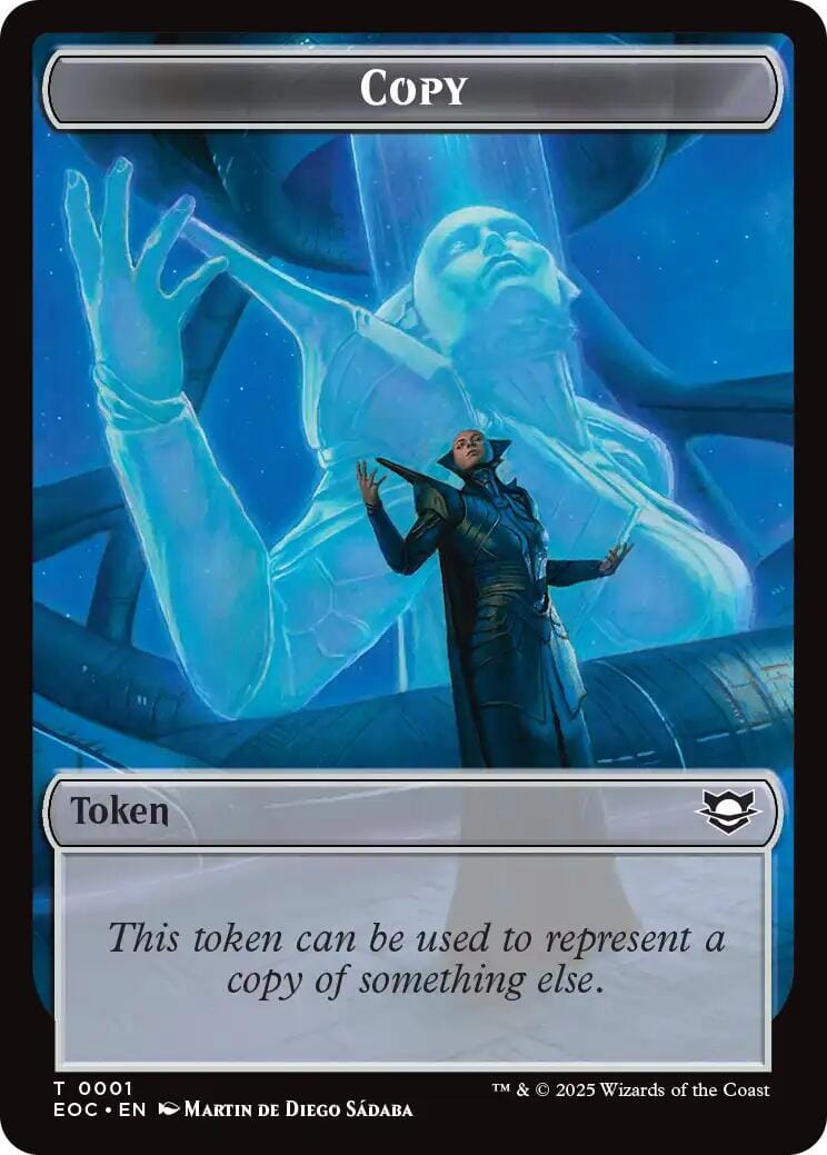 Copy // Golem (0012) Double-Sided Token [Edge of Eternities Commander Tokens] MTG Single Magic: The Gathering  | Multizone: Comics And Games