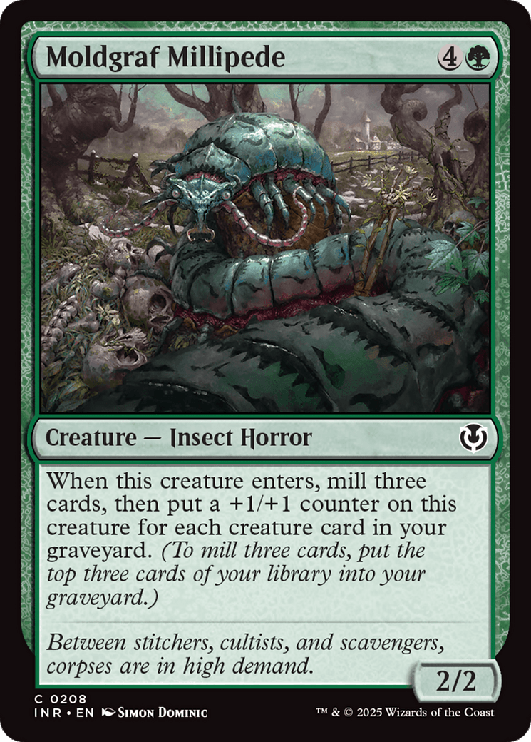 Moldgraf Millipede [Innistrad Remastered] MTG Single Magic: The Gathering  | Multizone: Comics And Games