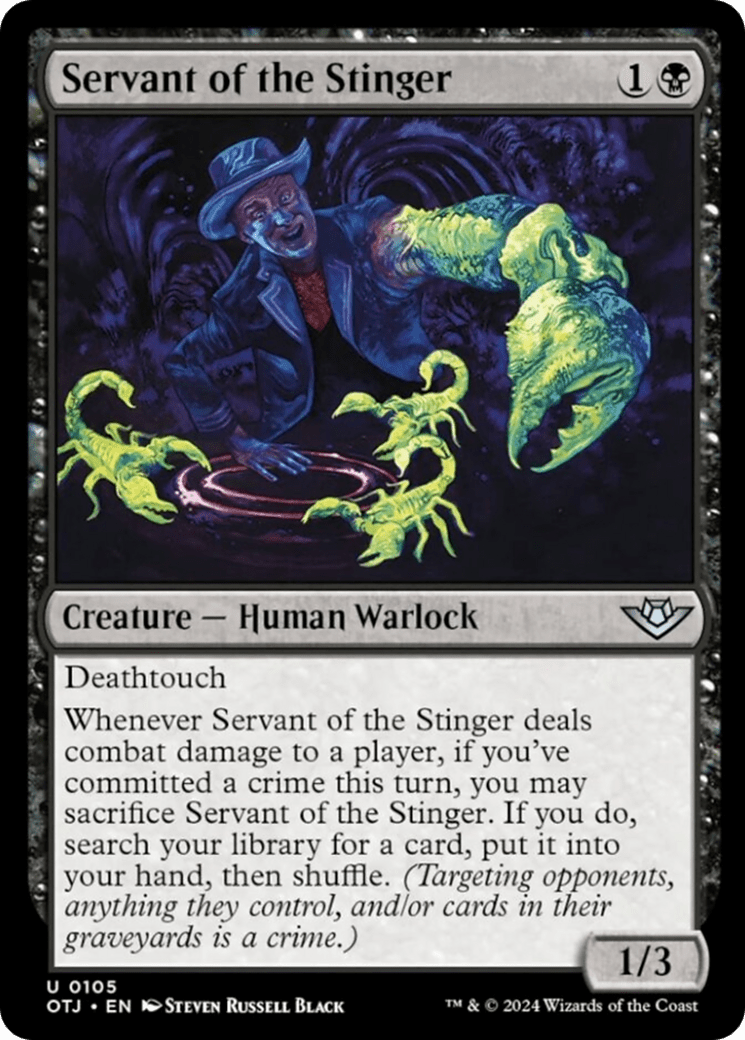 Servant of the Stinger [Outlaws of Thunder Junction] MTG Single Magic: The Gathering  | Multizone: Comics And Games