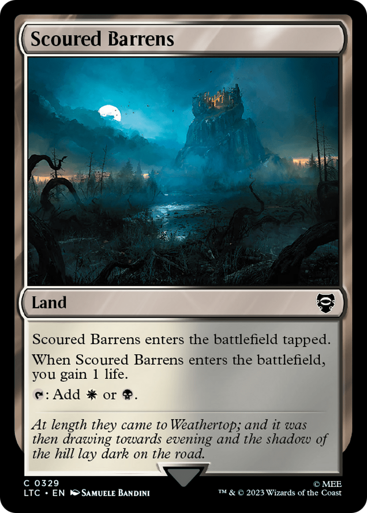 Scoured Barrens [The Lord of the Rings: Tales of Middle-Earth Commander] MTG Single Magic: The Gathering  | Multizone: Comics And Games