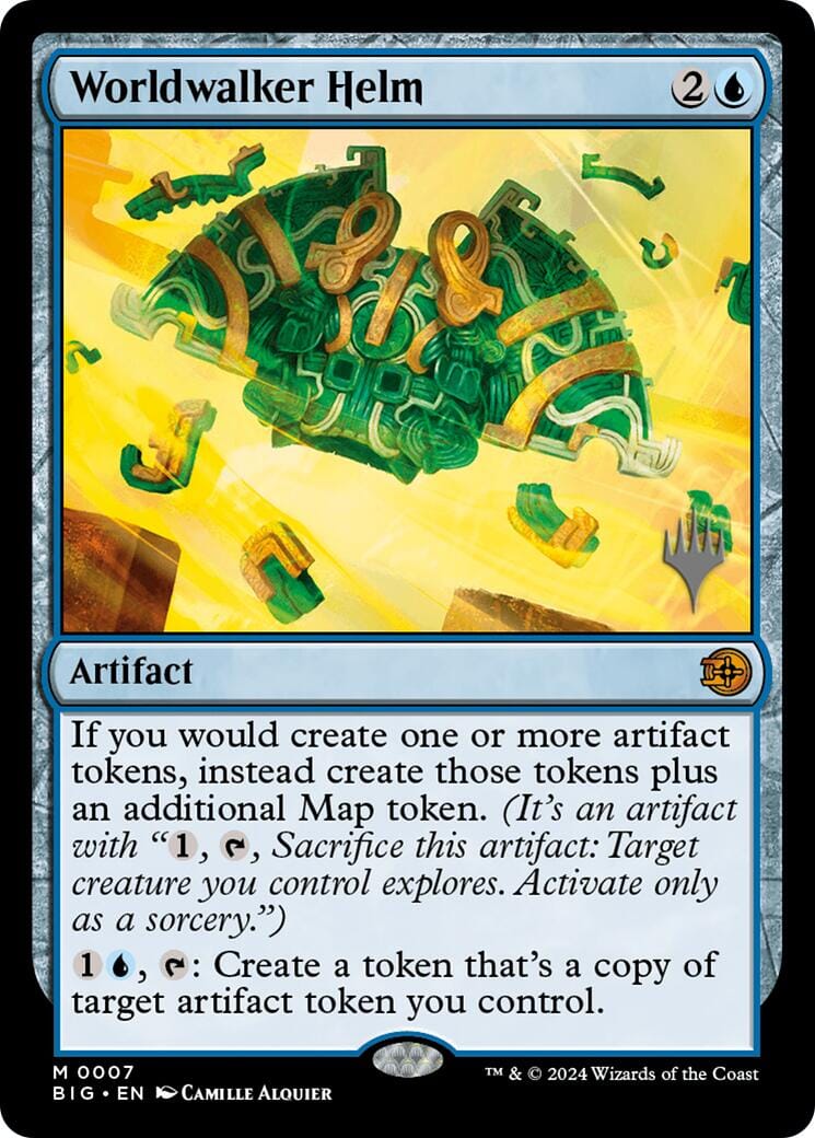 Worldwalker Helm [Edge of Eternities Promo Pack] MTG Single Magic: The Gathering  | Multizone: Comics And Games