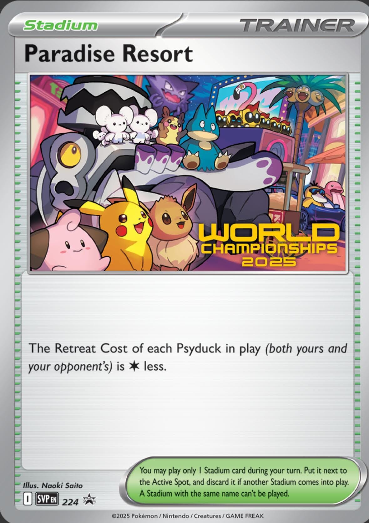 Paradise Resort (224) (World Championships 2025) [Scarlet & Violet: Black Star Promos] Pokemon Single Pokémon  | Multizone: Comics And Games