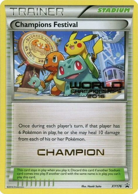 Champions Festival (XY176) (2016 Champion) [XY: Black Star Promos] Pokemon Single Pokémon  | Multizone: Comics And Games