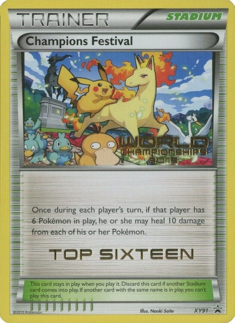 Champions Festival (XY91) (2015 Top Sixteen) [XY: Black Star Promos] Pokemon Single Pokémon  | Multizone: Comics And Games