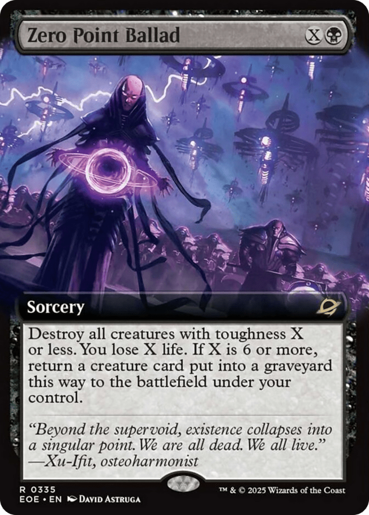 Zero Point Ballad (Extended Art) [Edge of Eternities] MTG Single Magic: The Gathering  | Multizone: Comics And Games