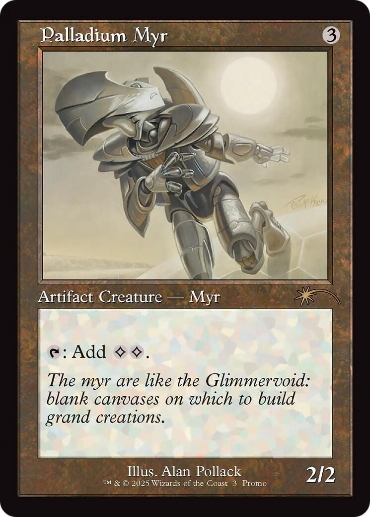 Palladium Myr (Retro Frame) [Standard Showdown Promos] MTG Single Magic: The Gathering  | Multizone: Comics And Games