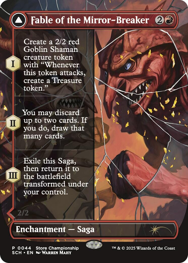Fable of the Mirror-Breaker [Store Championships 2025] MTG Single Magic: The Gathering  | Multizone: Comics And Games
