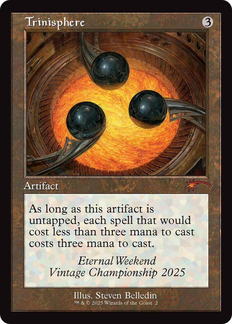 Trinisphere (Retro Frame) (Eternal Weekend 2025 Promo) [Eternal Weekend] MTG Single Magic: The Gathering  | Multizone: Comics And Games