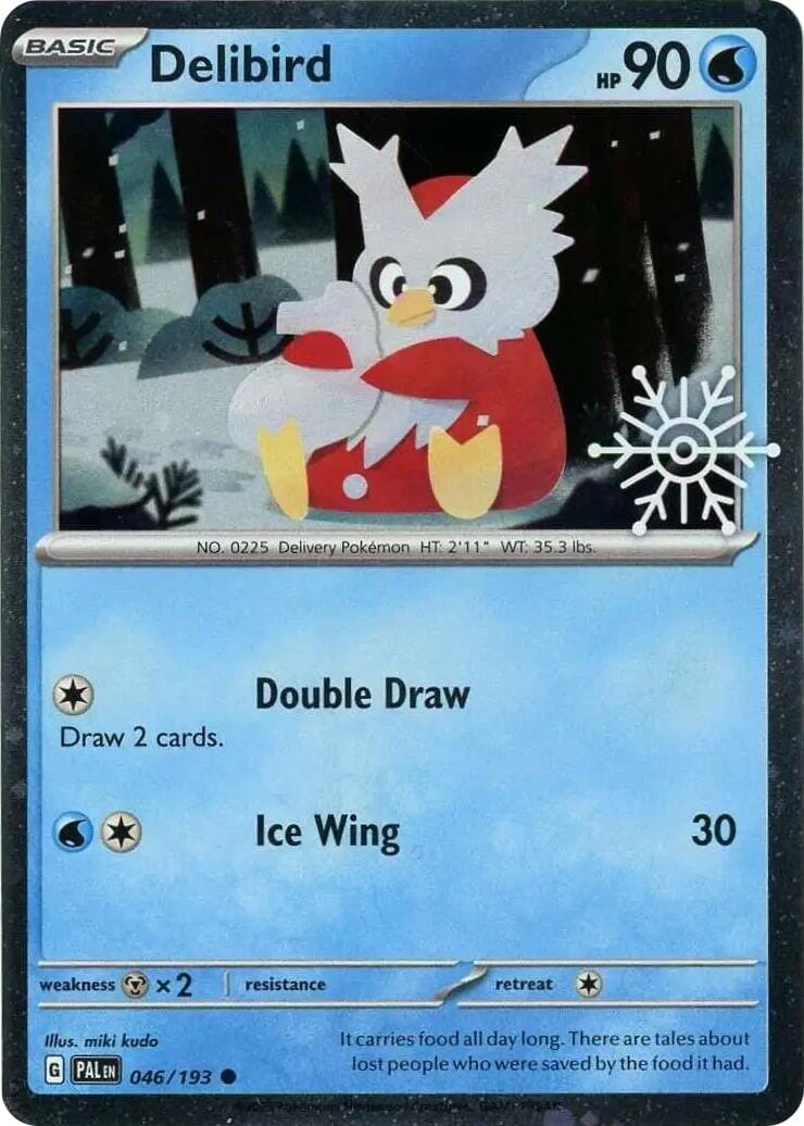 Delibird (046/193) (Holiday Calendar) [Miscellaneous Cards] Pokemon Single Pokémon  | Multizone: Comics And Games