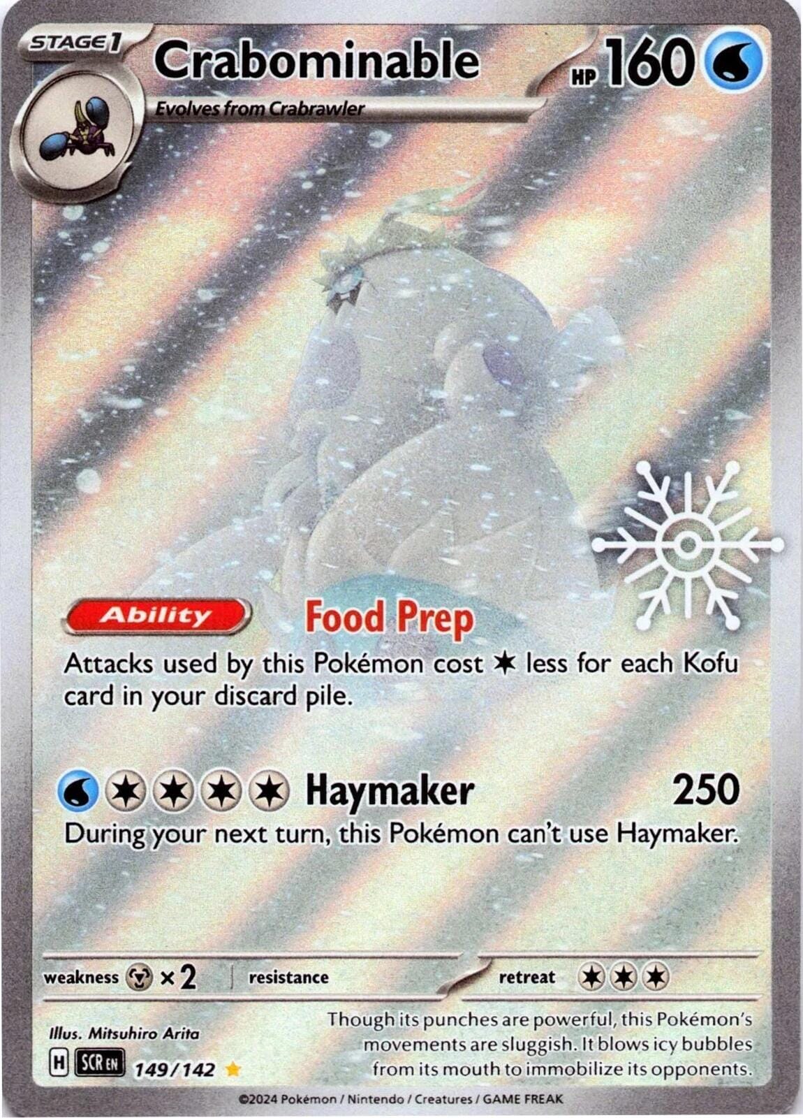 Crabominable (149/142) (Holiday Calendar) [Miscellaneous Cards] Pokemon Single Pokémon  | Multizone: Comics And Games