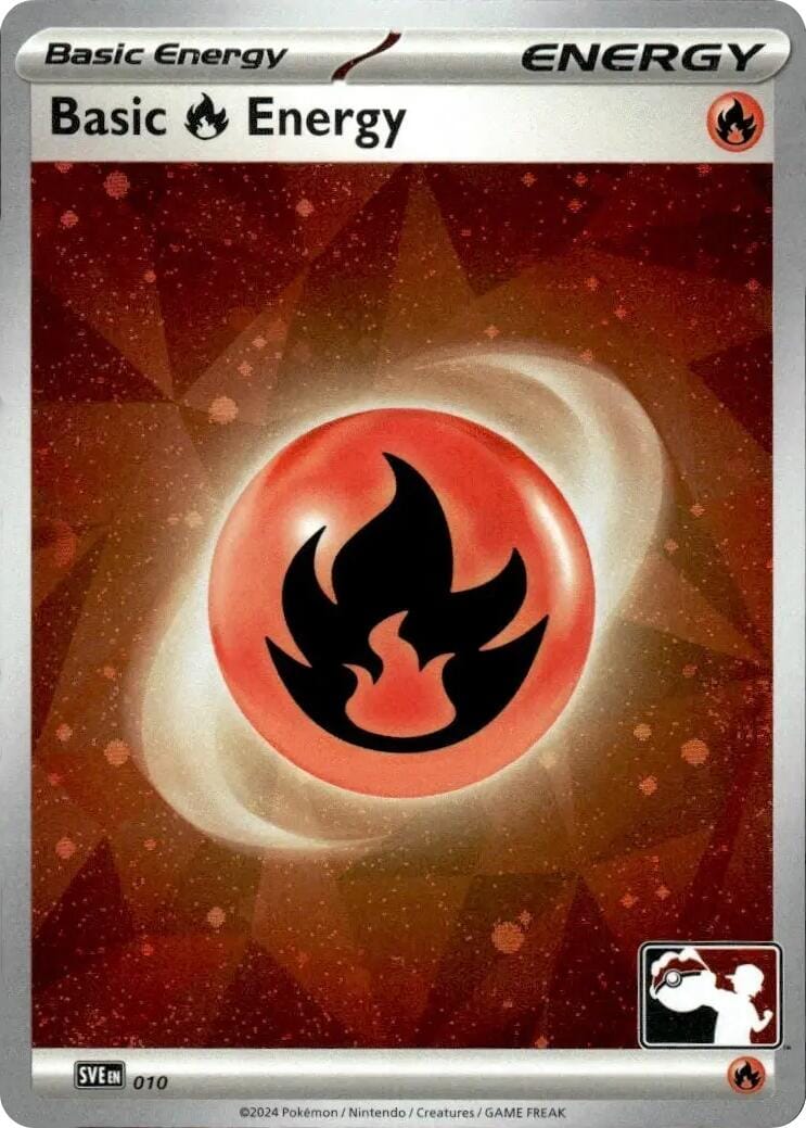 Basic Fire Energy (010) (Cosmos Holo) [Prize Pack Series Seven] Pokemon Single Pokémon  | Multizone: Comics And Games