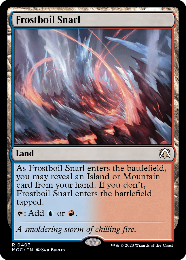 Frostboil Snarl [March of the Machine Commander] MTG Single Magic: The Gathering  | Multizone: Comics And Games