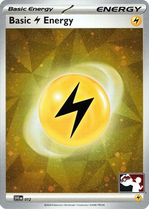Basic Lightning Energy (012) (Cosmos Holo) [Prize Pack Series Seven] Pokemon Single Pokémon  | Multizone: Comics And Games