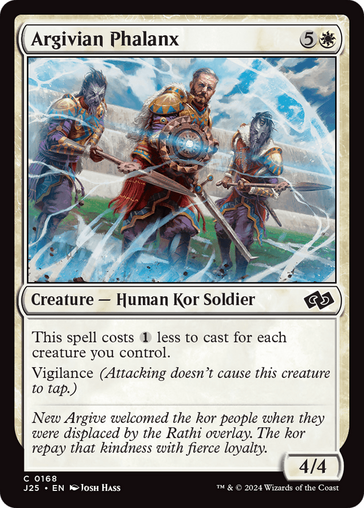 Argivian Phalanx [Foundations Jumpstart] MTG Single Magic: The Gathering  | Multizone: Comics And Games