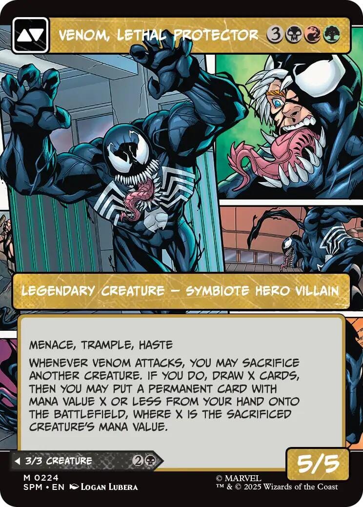 Eddie Brock (0224) (Borderless) [Marvel's Spider-Man] MTG Single Magic: The Gathering  | Multizone: Comics And Games
