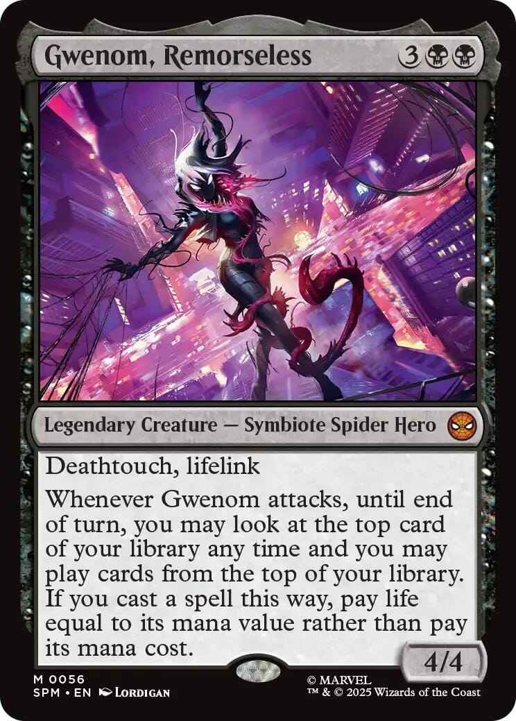 Gwenom, Remorseless [Marvel's Spider-Man] MTG Single Magic: The Gathering  | Multizone: Comics And Games