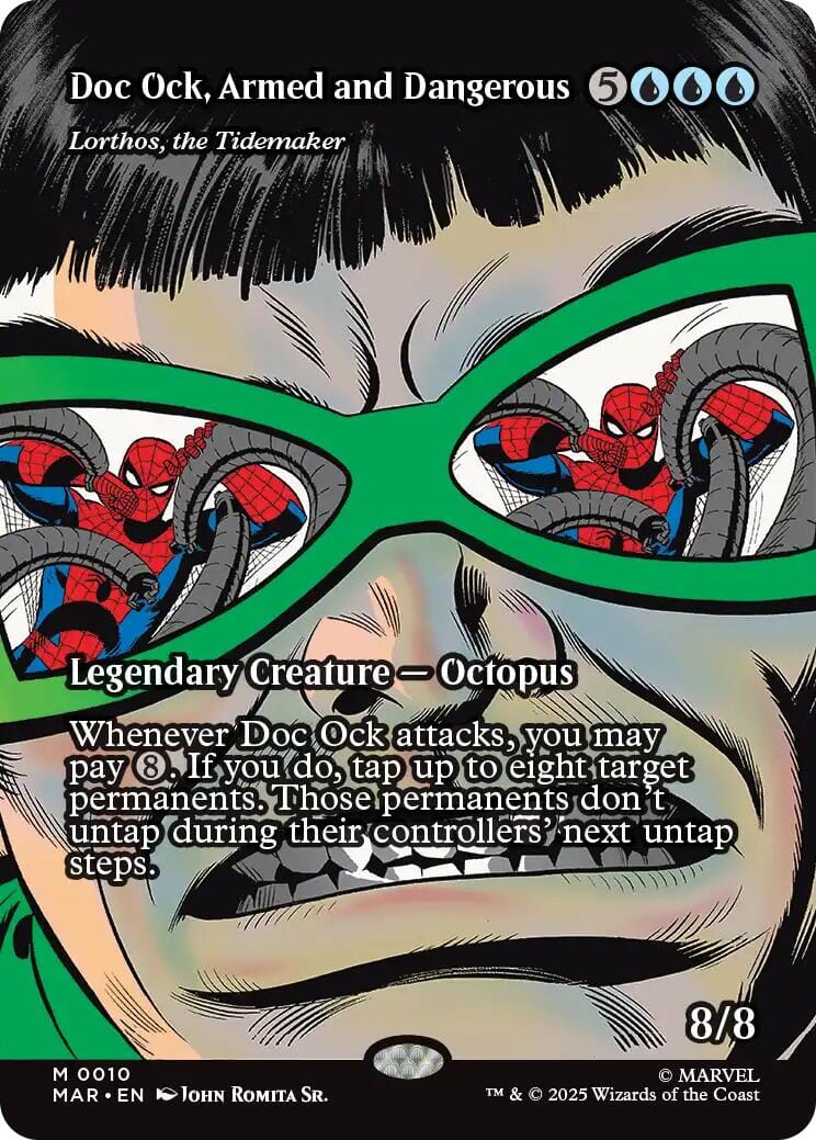 Doc Ock, Armed and Dangerous - Lorthos, the Tidemaker (Borderless) [Marvel Universe: Eternal-Legal] MTG Single Magic: The Gathering  | Multizone: Comics And Games