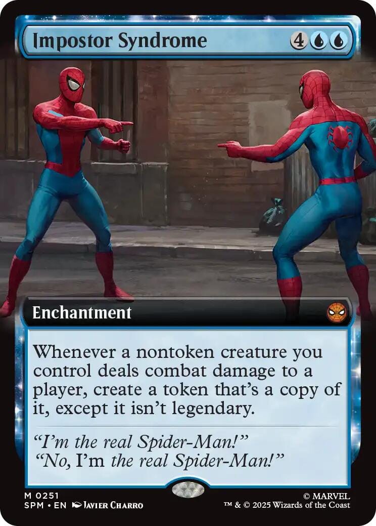 Impostor Syndrome (Extended Art) [Marvel's Spider-Man] MTG Single Magic: The Gathering  | Multizone: Comics And Games
