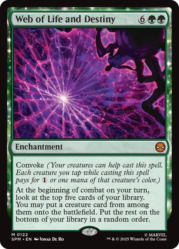 Web of Life and Destiny [Marvel's Spider-Man] MTG Single Magic: The Gathering  | Multizone: Comics And Games