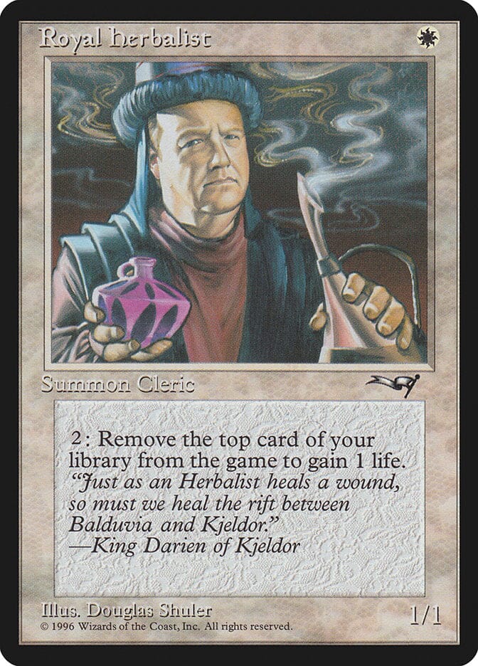 Royal Herbalist (Male) [Alliances] MTG Single Magic: The Gathering  | Multizone: Comics And Games