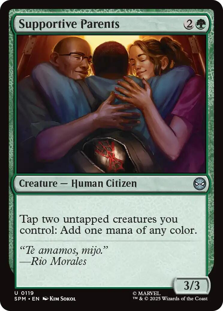 Supportive Parents [Marvel's Spider-Man] MTG Single Magic: The Gathering  | Multizone: Comics And Games