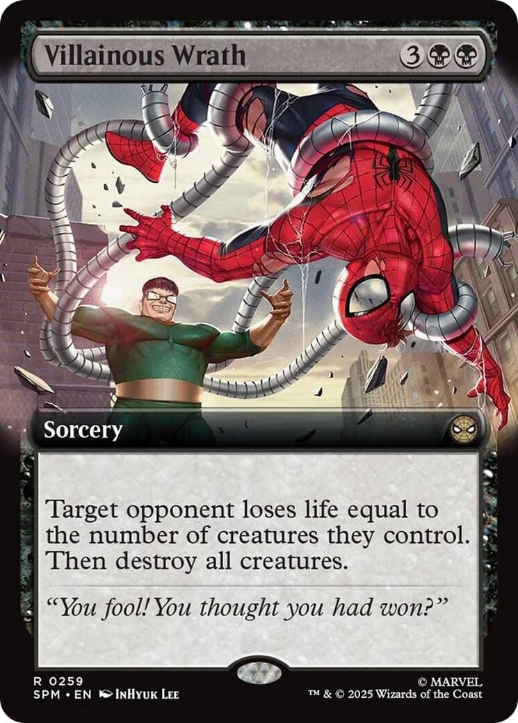 Villainous Wrath (Extended Art) [Marvel's Spider-Man] MTG Single Magic: The Gathering  | Multizone: Comics And Games