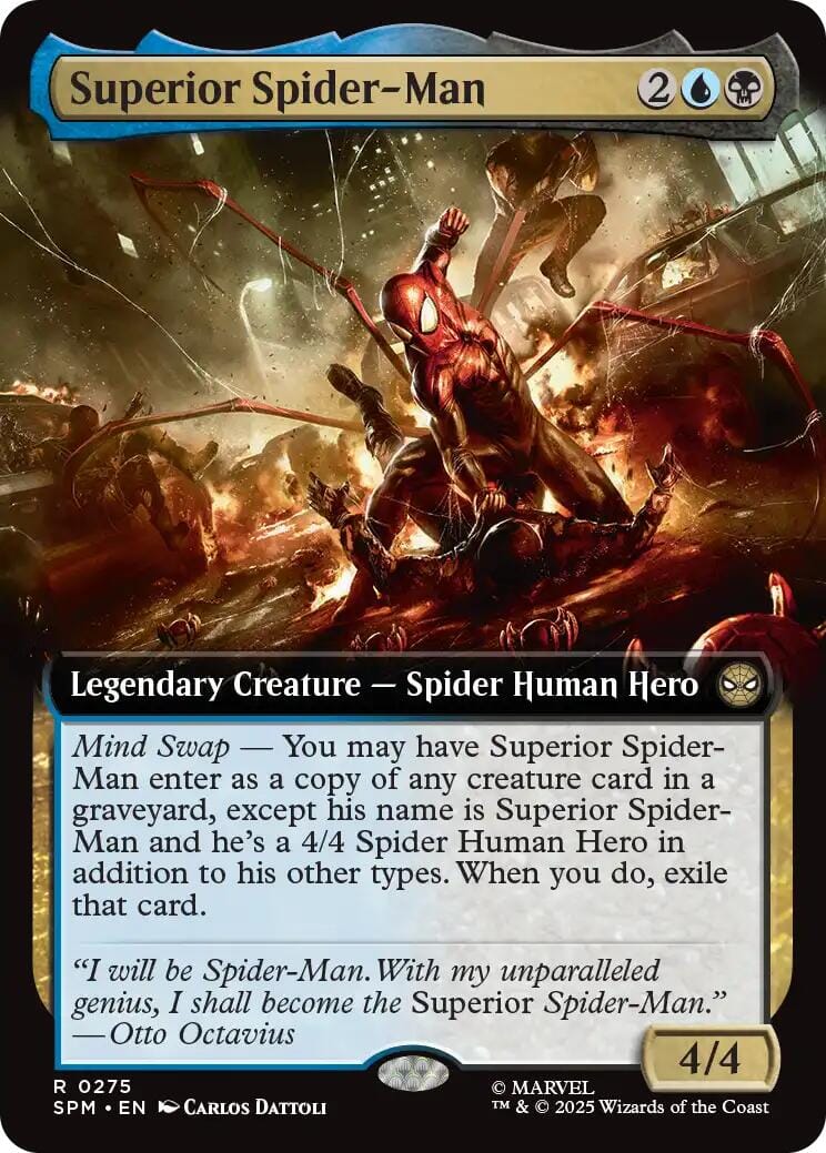 Superior Spider-Man (Extended Art) [Marvel's Spider-Man] MTG Single Magic: The Gathering  | Multizone: Comics And Games