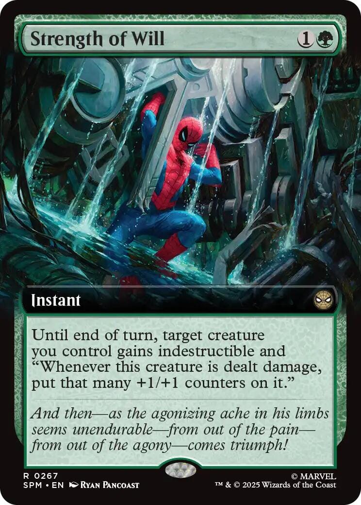 Strength of Will (Extended Art) [Marvel's Spider-Man] MTG Single Magic: The Gathering  | Multizone: Comics And Games
