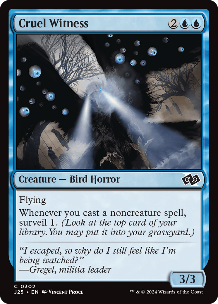 Cruel Witness [Foundations Jumpstart] MTG Single Magic: The Gathering  | Multizone: Comics And Games