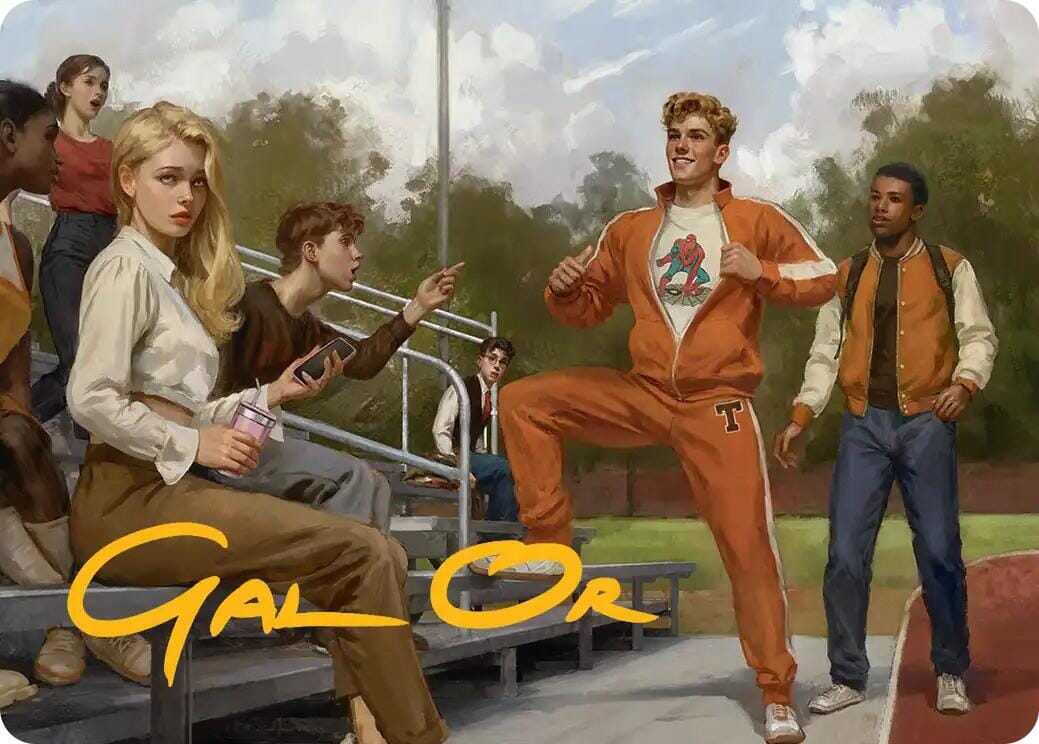 Flash Thompson, Spider-Fan Art Card (Gold-Stamped Signature) [Marvel's Spider-Man Art Series] MTG Single Magic: The Gathering  | Multizone: Comics And Games