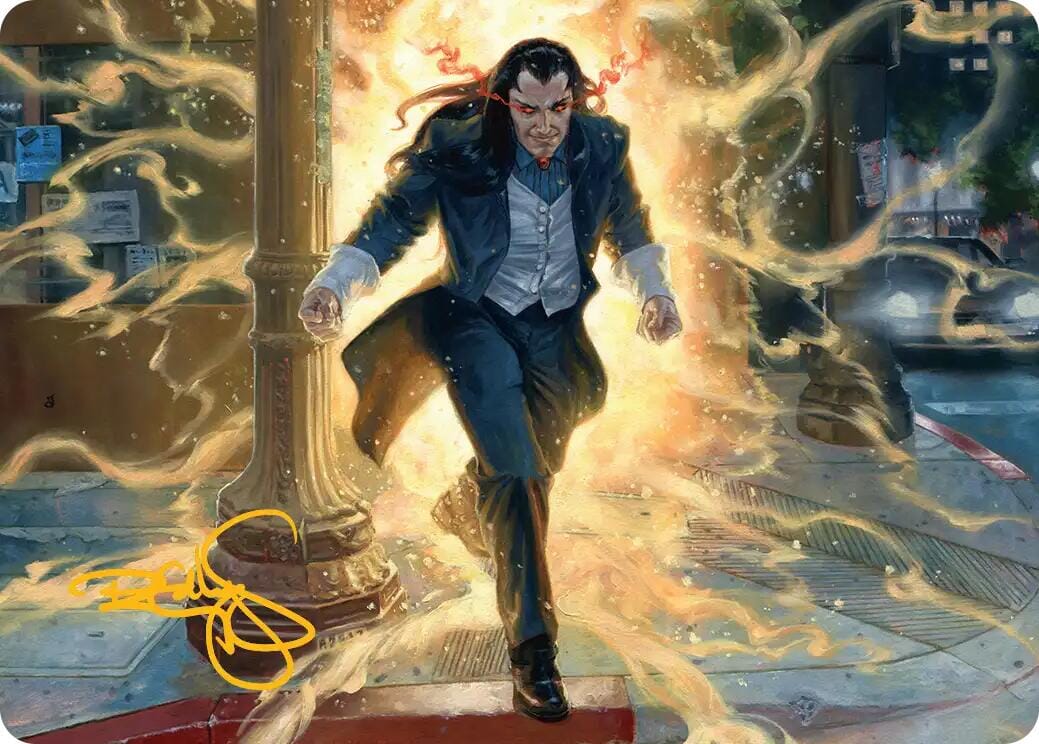 Morlun, Devourer of Spiders Art Card (Gold-Stamped Signature) [Marvel's Spider-Man Art Series] MTG Single Magic: The Gathering  | Multizone: Comics And Games