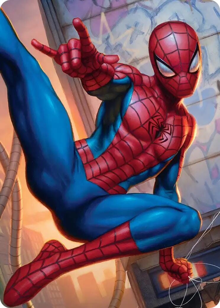 Sensational Spider-Man Art Card [Marvel's Spider-Man Art Series] MTG Single Magic: The Gathering  | Multizone: Comics And Games