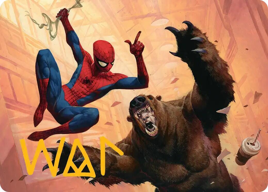 Wisecrack Art Card (Gold-Stamped Signature) [Marvel's Spider-Man Art Series] MTG Single Magic: The Gathering  | Multizone: Comics And Games