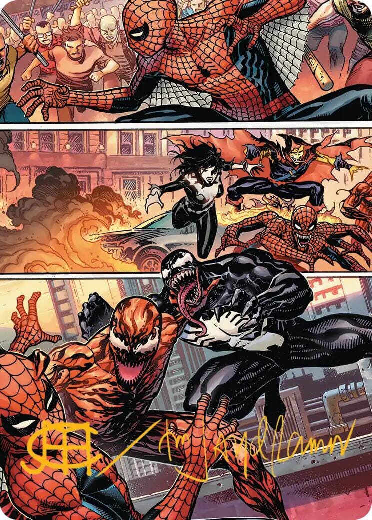 Maximum Carnage Art Card (Gold-Stamped Signature) [Marvel's Spider-Man Art Series] MTG Single Magic: The Gathering  | Multizone: Comics And Games