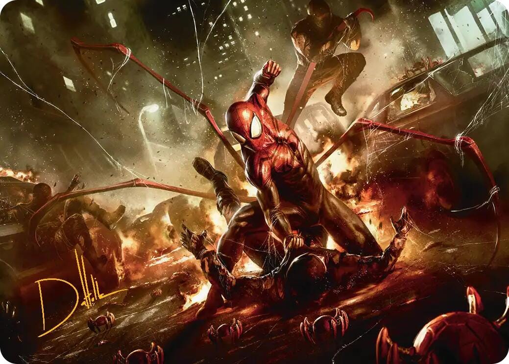 Superior Spider-Man Art Card (Gold-Stamped Signature) [Marvel's Spider-Man Art Series] MTG Single Magic: The Gathering  | Multizone: Comics And Games