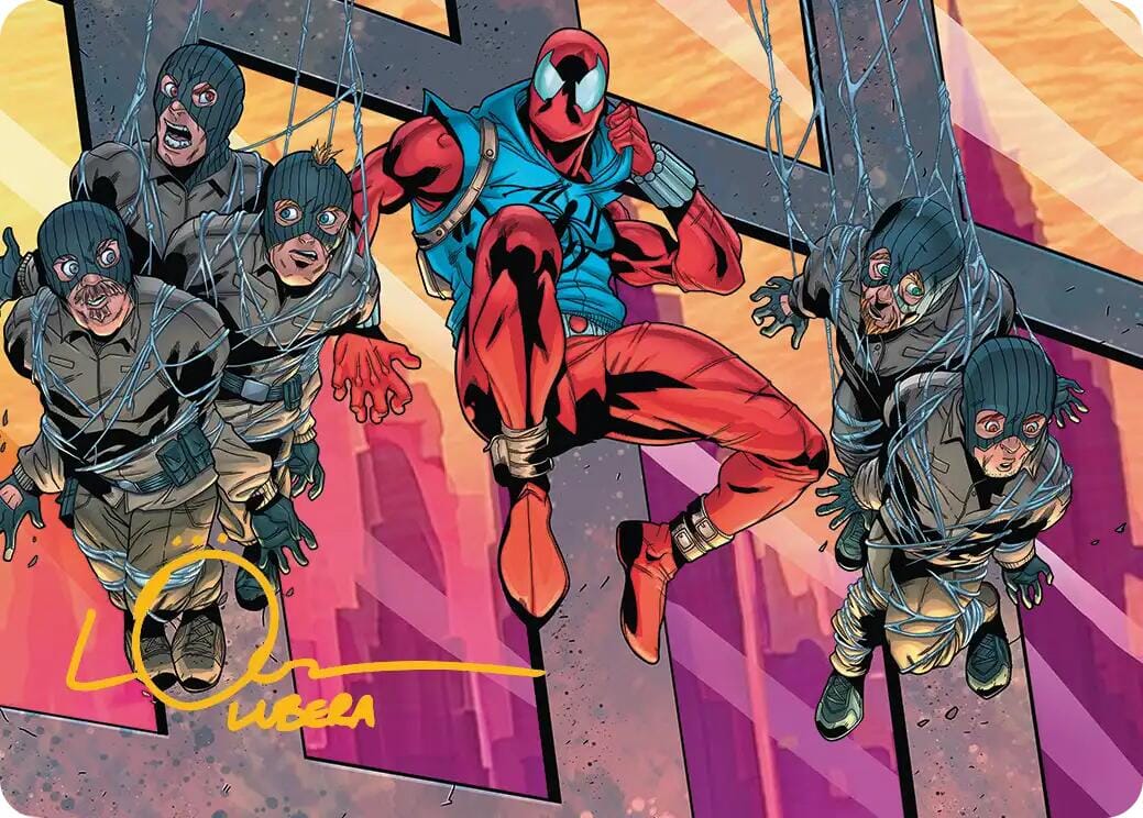 Scarlet Spider, Ben Reilly Art Card (Gold-Stamped Signature) [Marvel's Spider-Man Art Series] MTG Single Magic: The Gathering  | Multizone: Comics And Games
