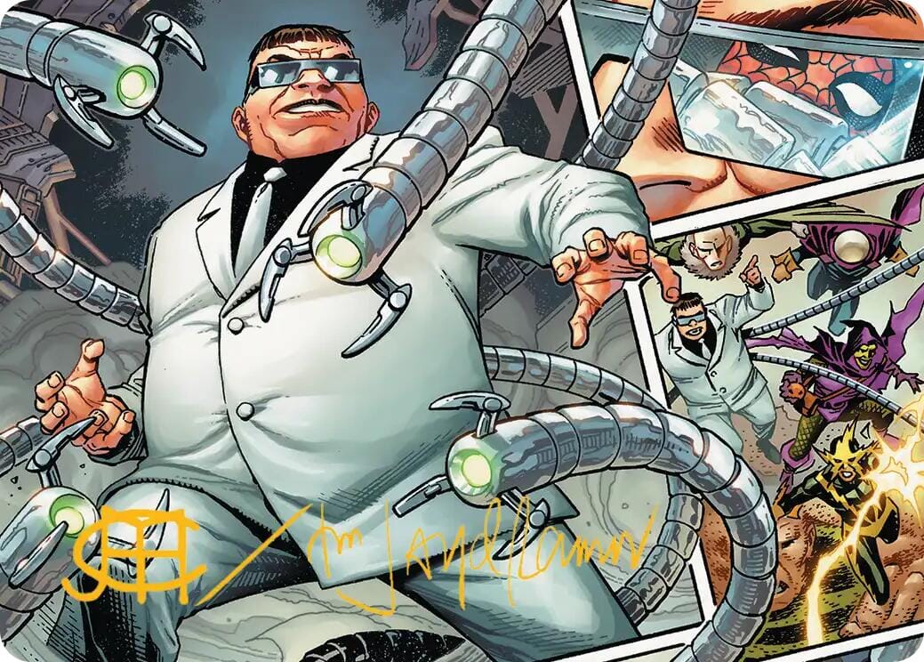 Doctor Octopus, Master Planner Art Card (48/54) (Gold-Stamped Signature) [Marvel's Spider-Man Art Series] MTG Single Magic: The Gathering  | Multizone: Comics And Games
